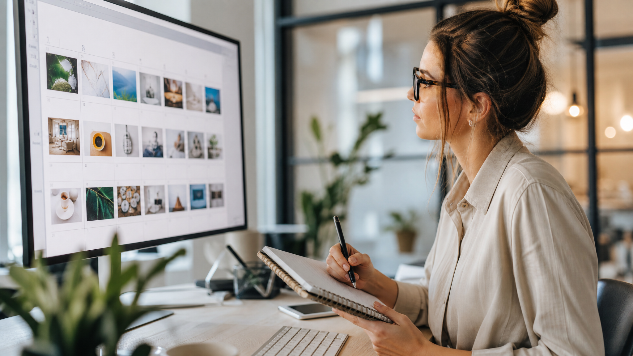 Tableau de bord de marketing réseaux sociaux avec indicateurs de performance