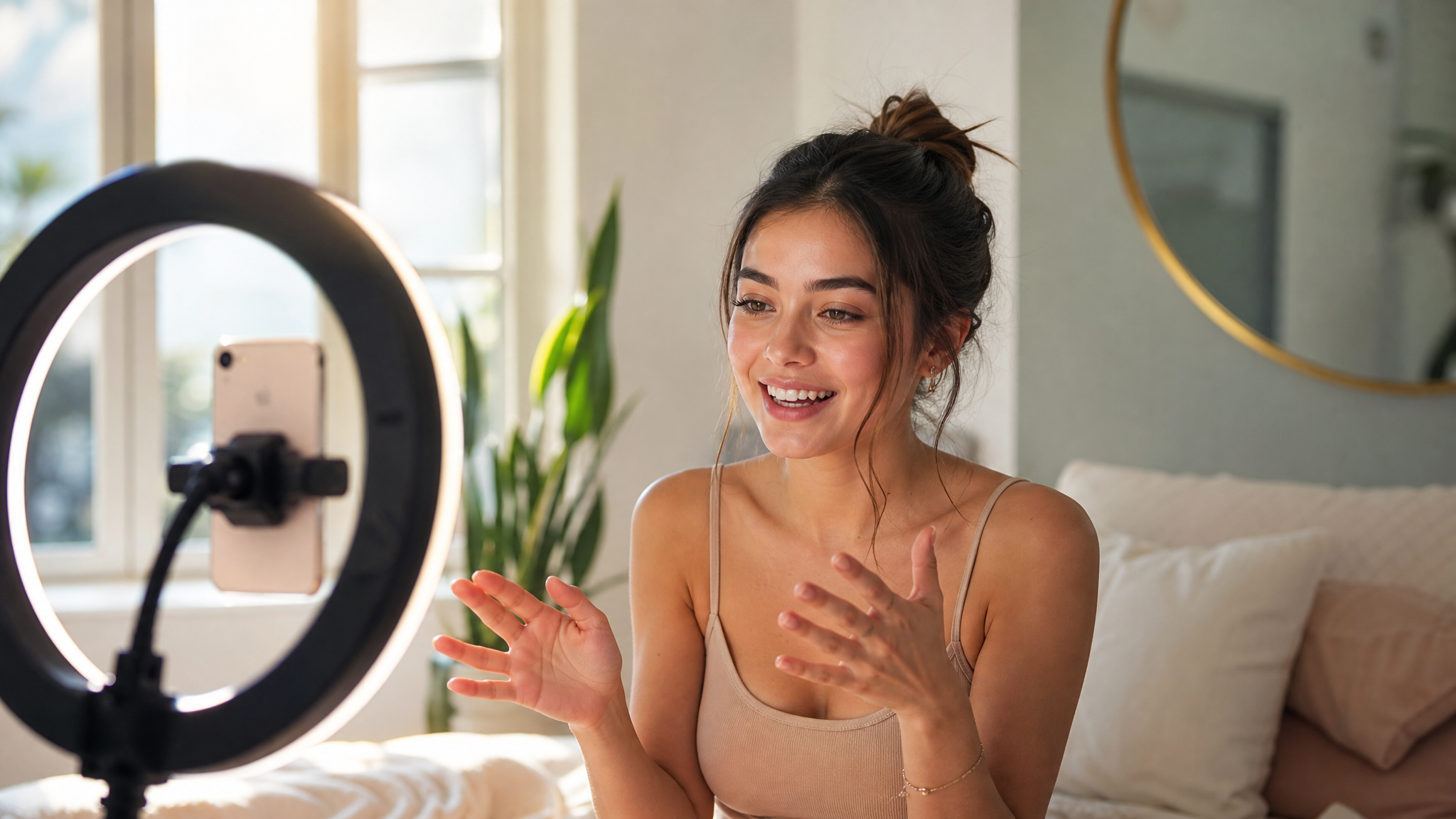 Création de contenu vidéo vertical pour une campagne de marketing TikTok
